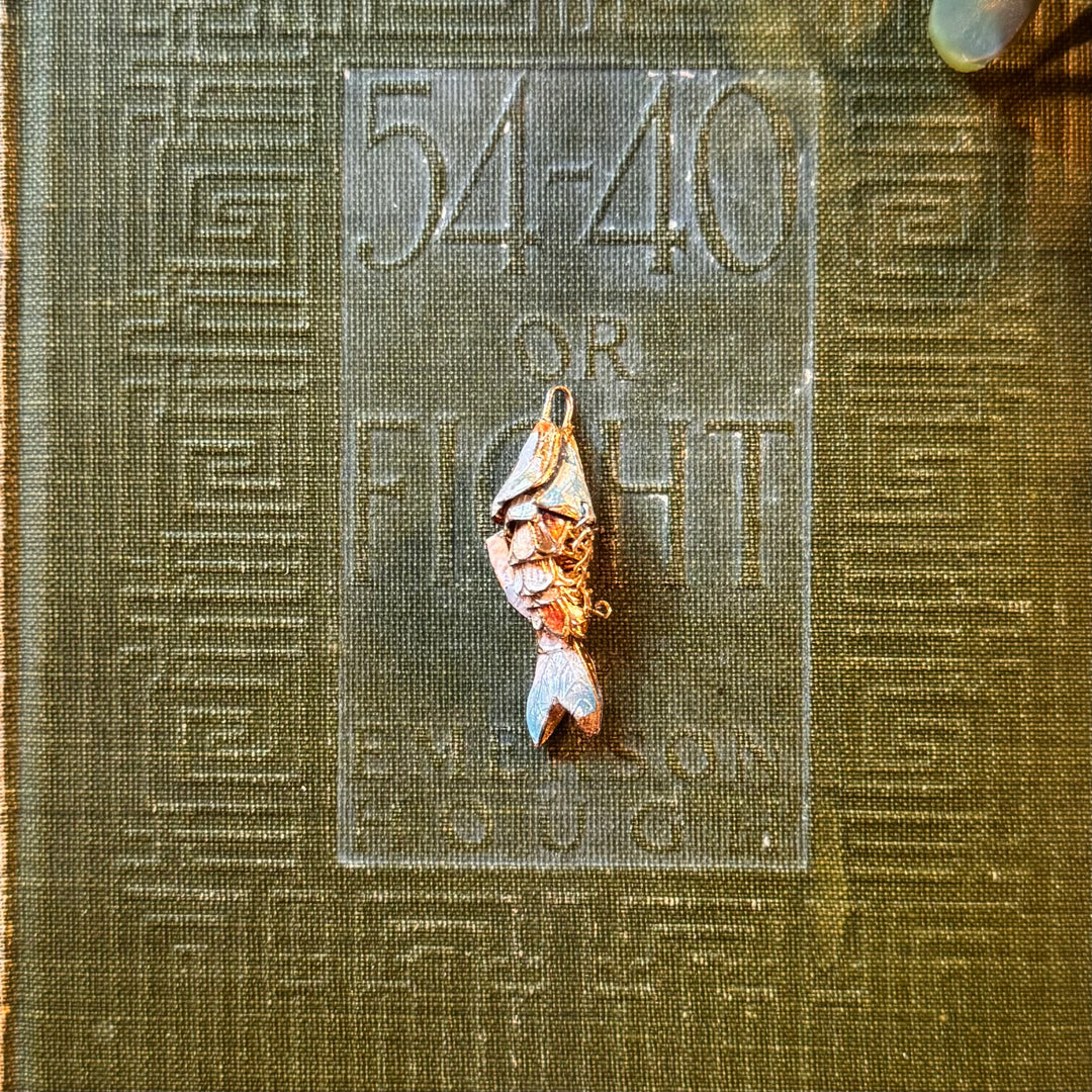 Gold Koi Fish Pendant