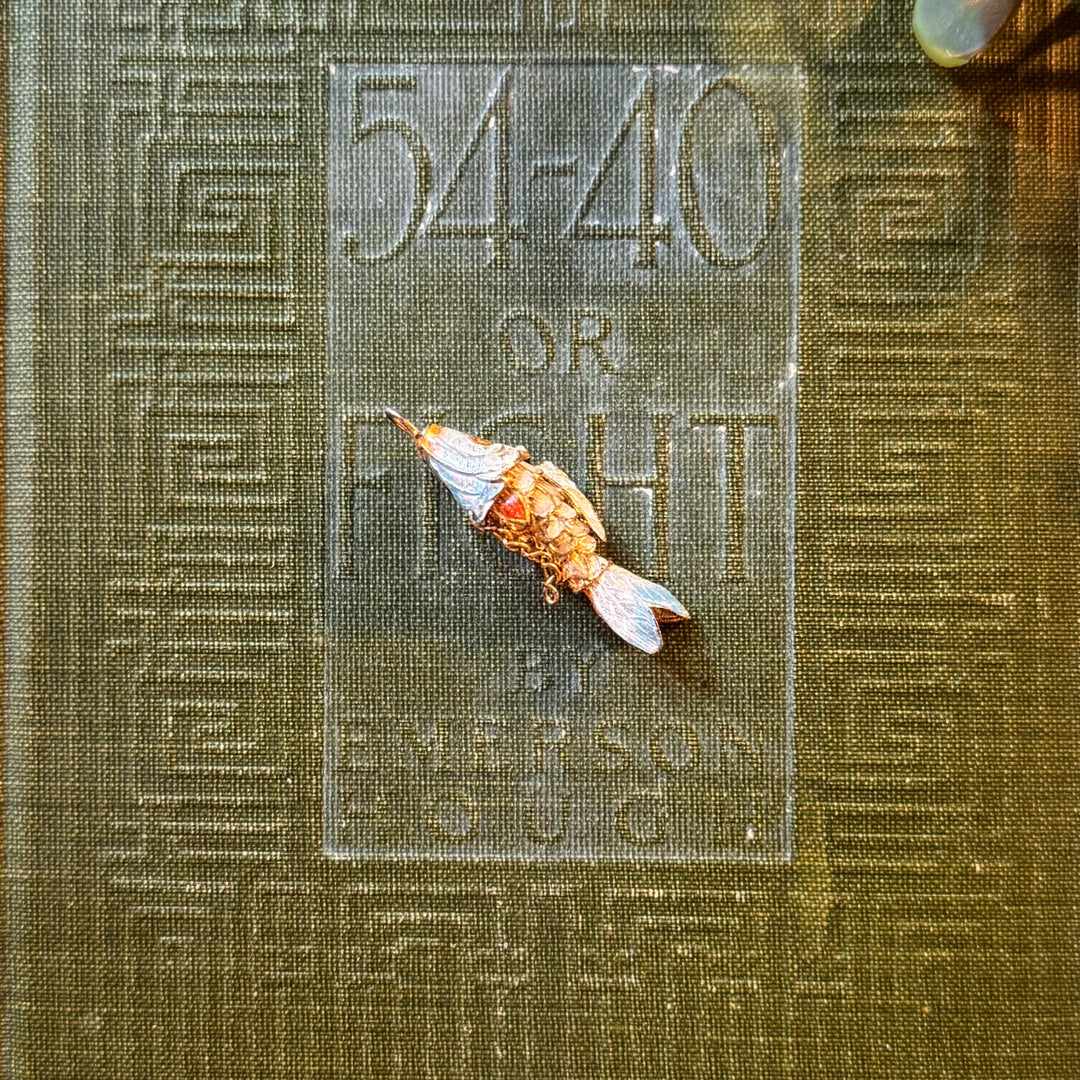 Gold Koi Fish Pendant