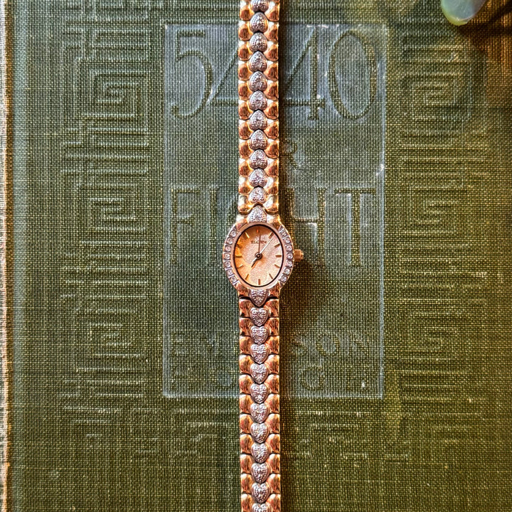 Two Tone Heart Watch