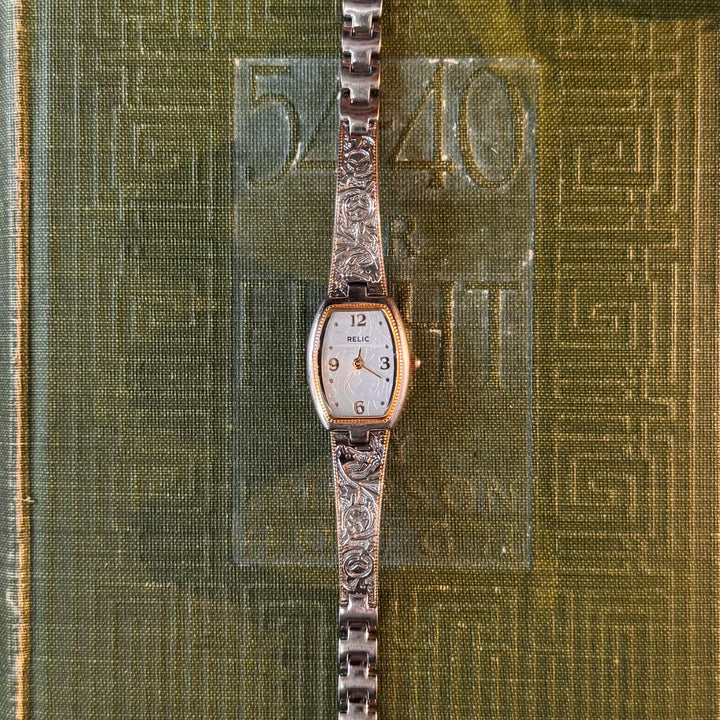 Two Tone Ornate Watch