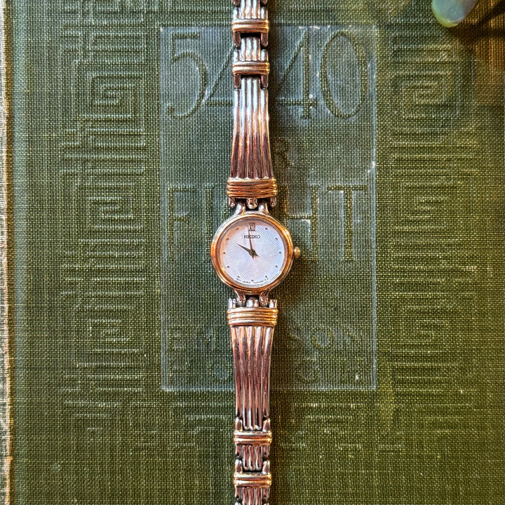 Two Tone Seiko Watch