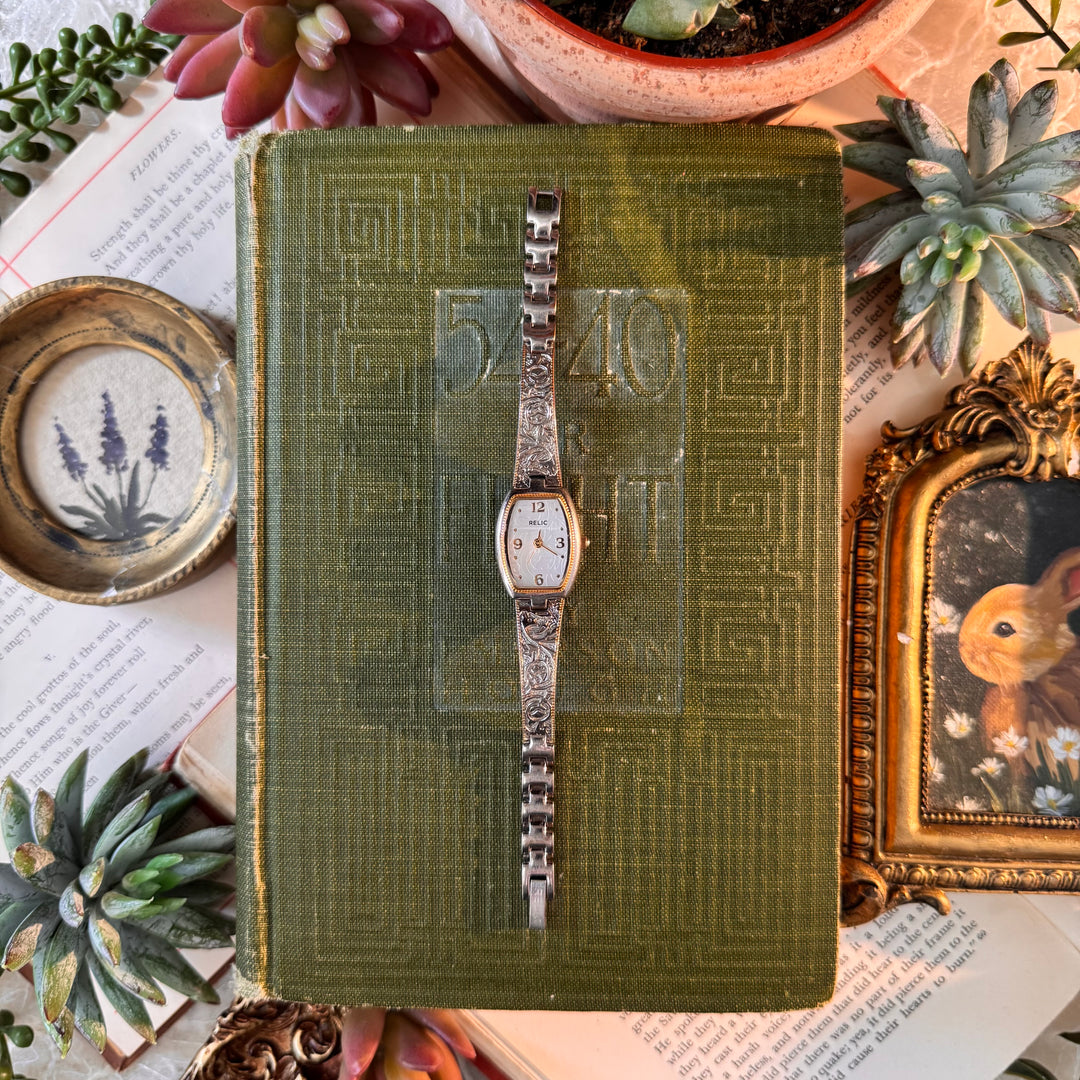 Two Tone Ornate Watch