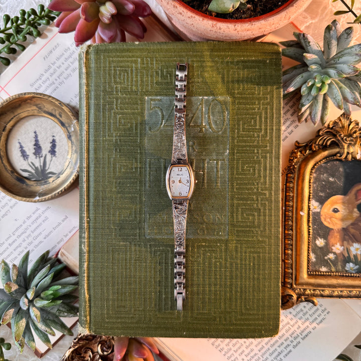 Two Tone Ornate Watch