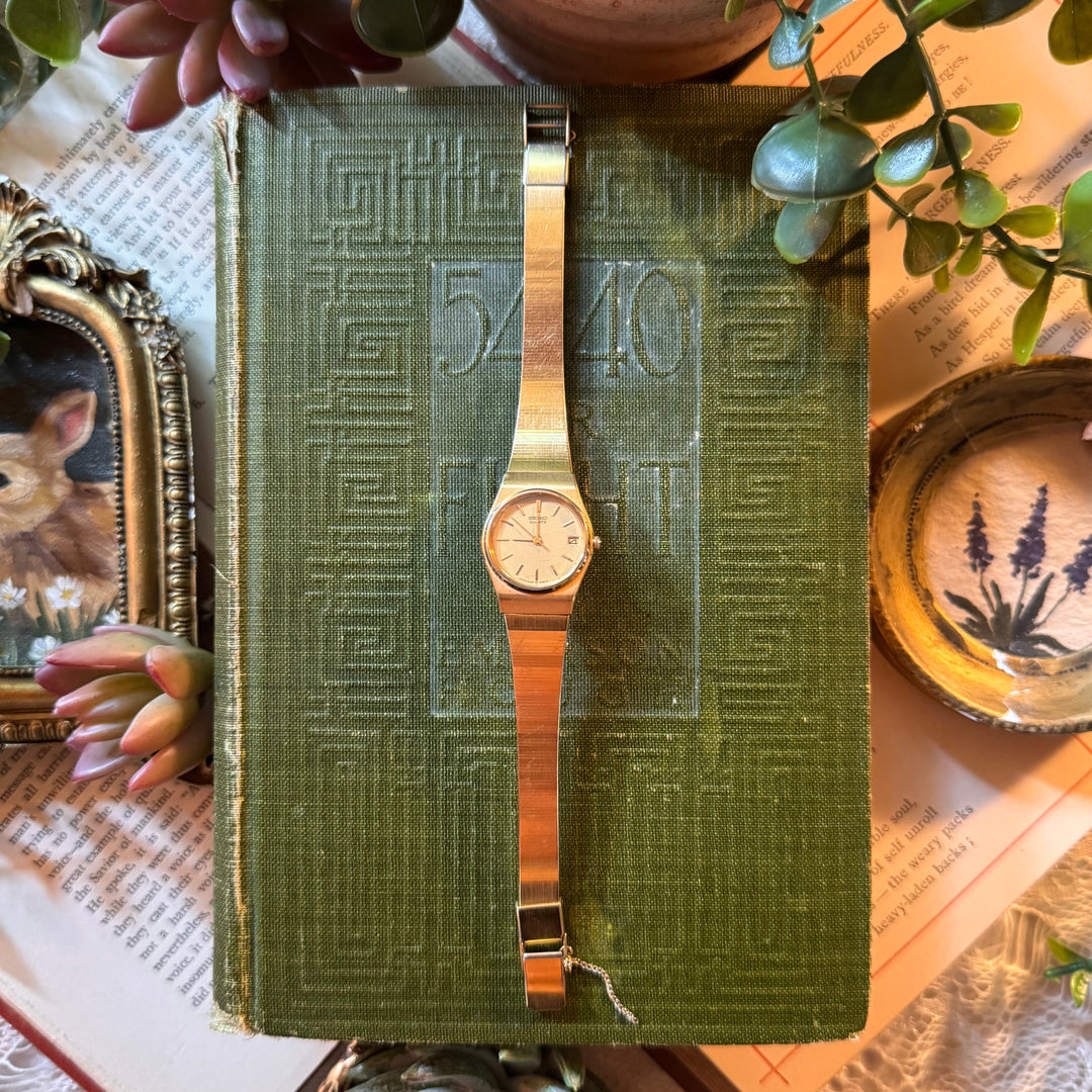 Gold Seiko Watch