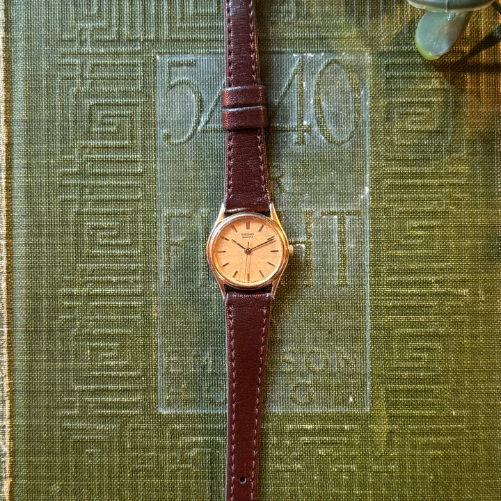 Gold Leather Watch
