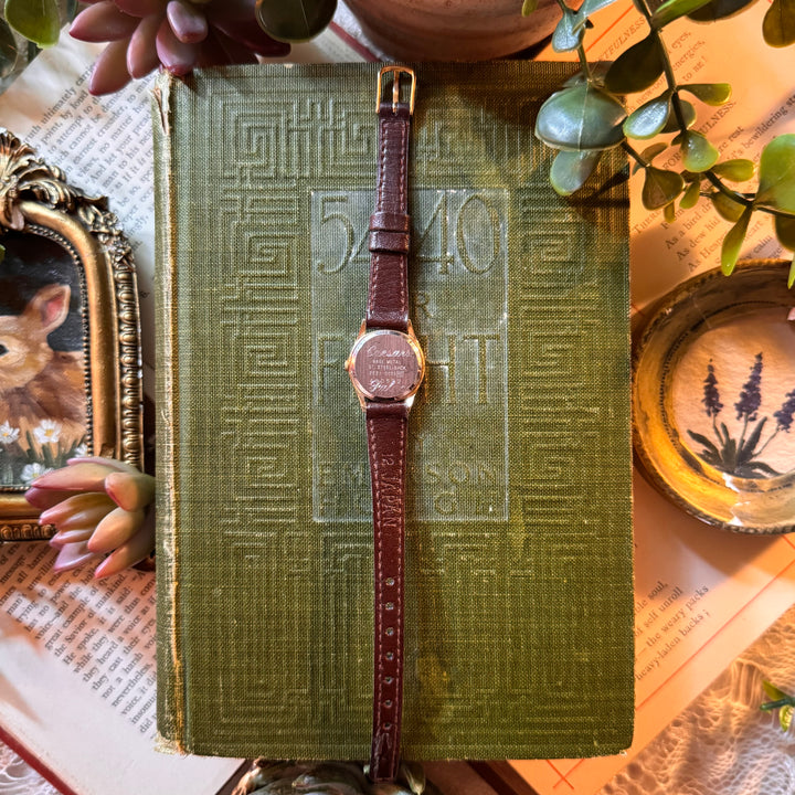 Gold Leather Watch