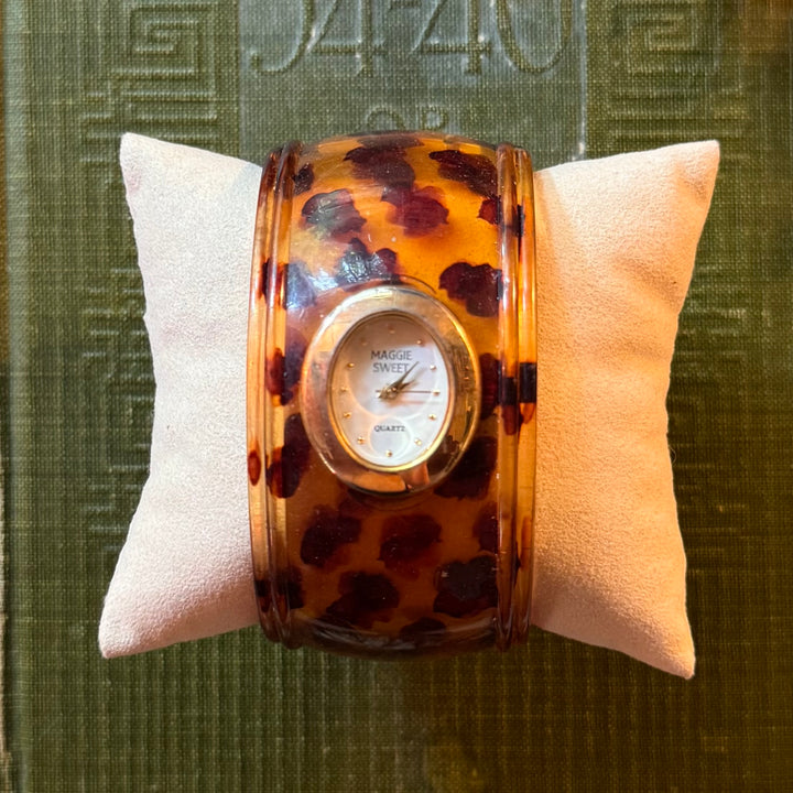 Gold Bangle Watch