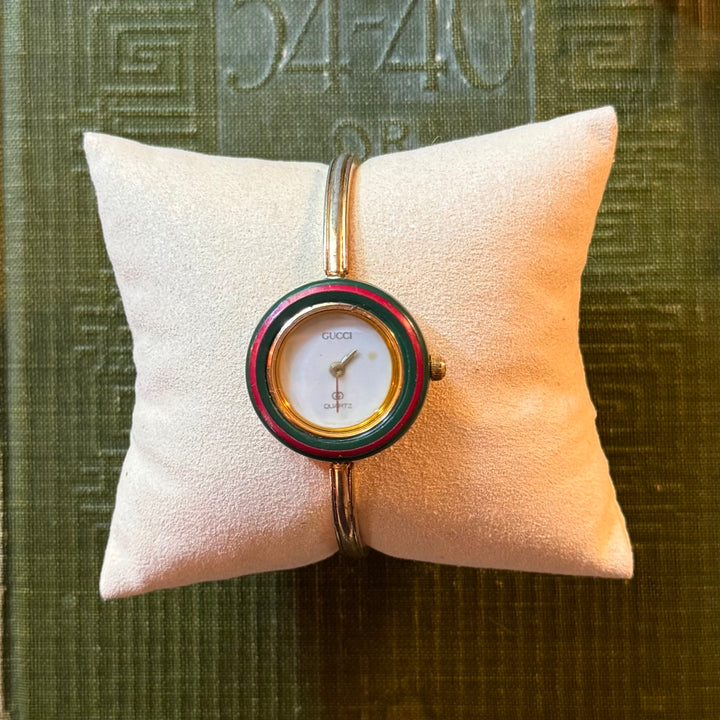 Gold Gucci Bezel Watch