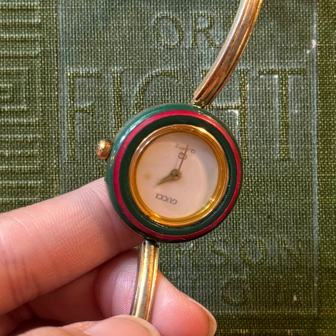 Gold Gucci Bezel Watch