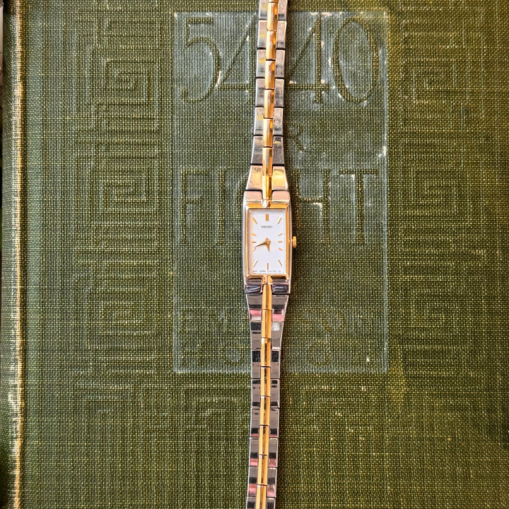 Two Tone Dainty Watch