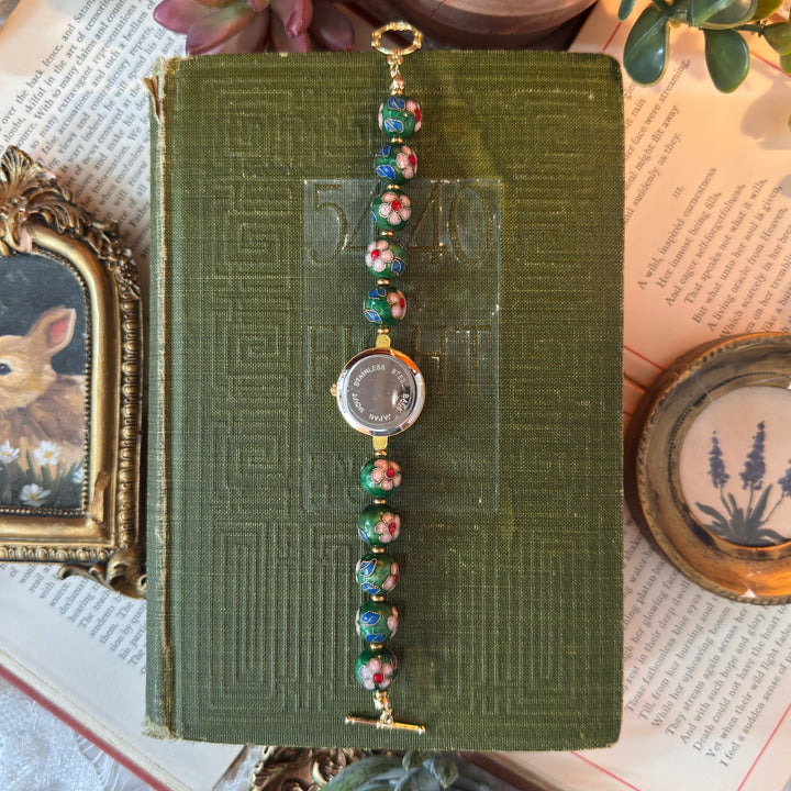 Handmade Gold Cloisonné Watch