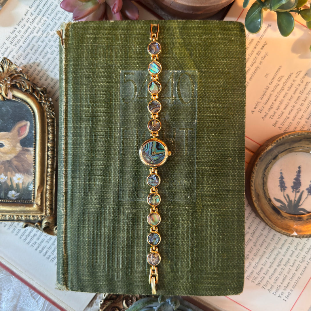 Gold Abalone Watch