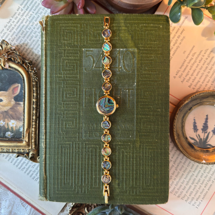 Gold Abalone Watch