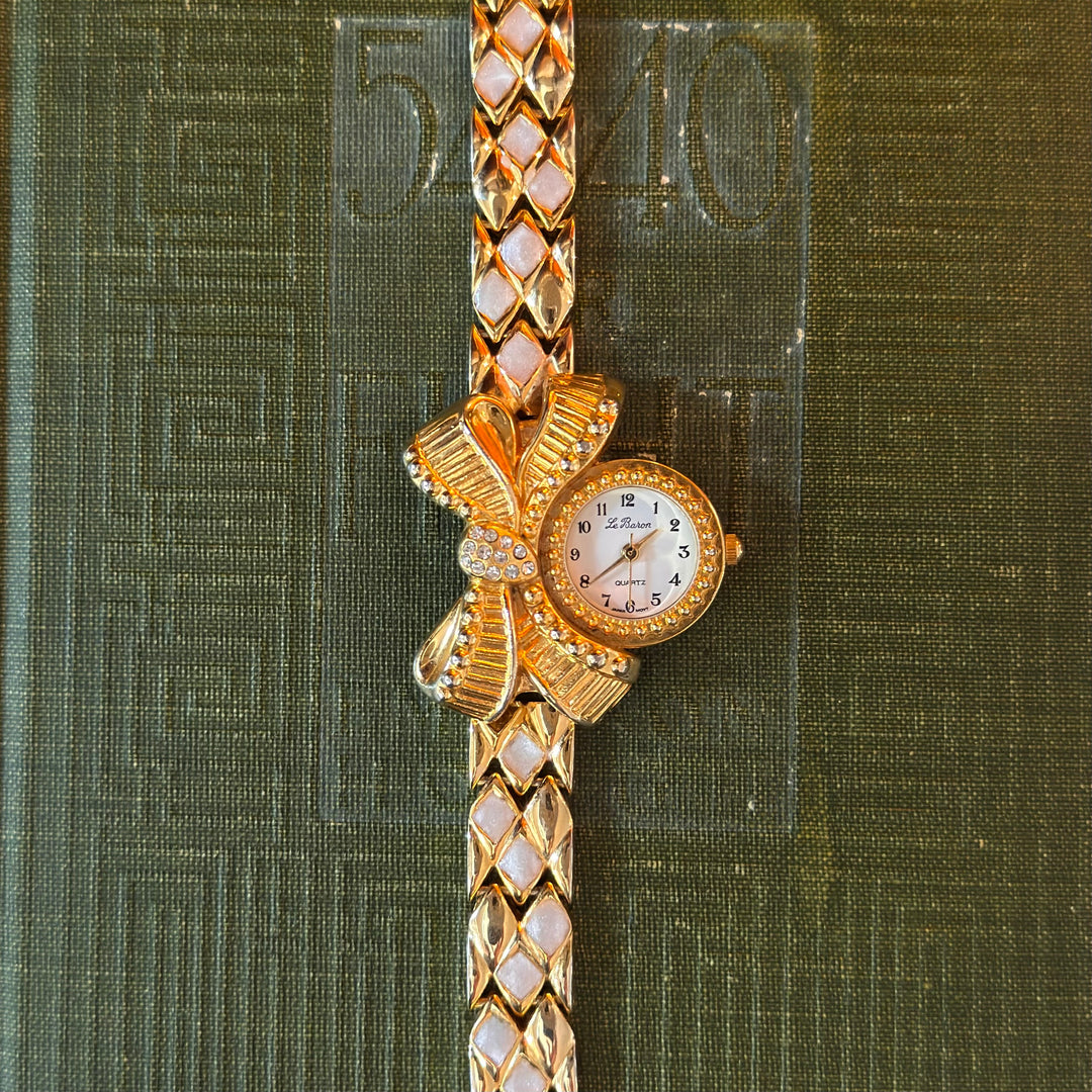Repurposed Gold Bow Watch
