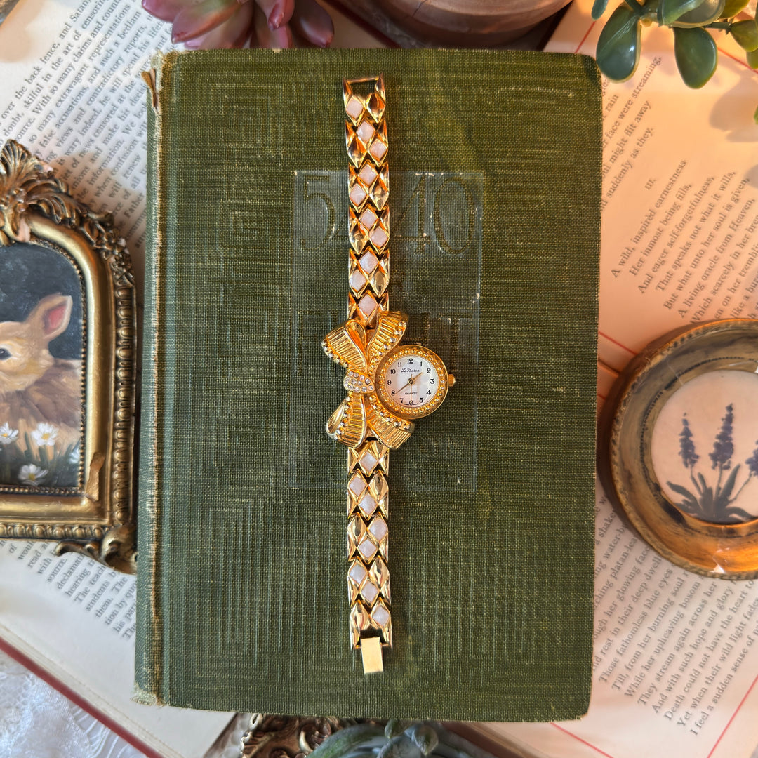 Repurposed Gold Bow Watch