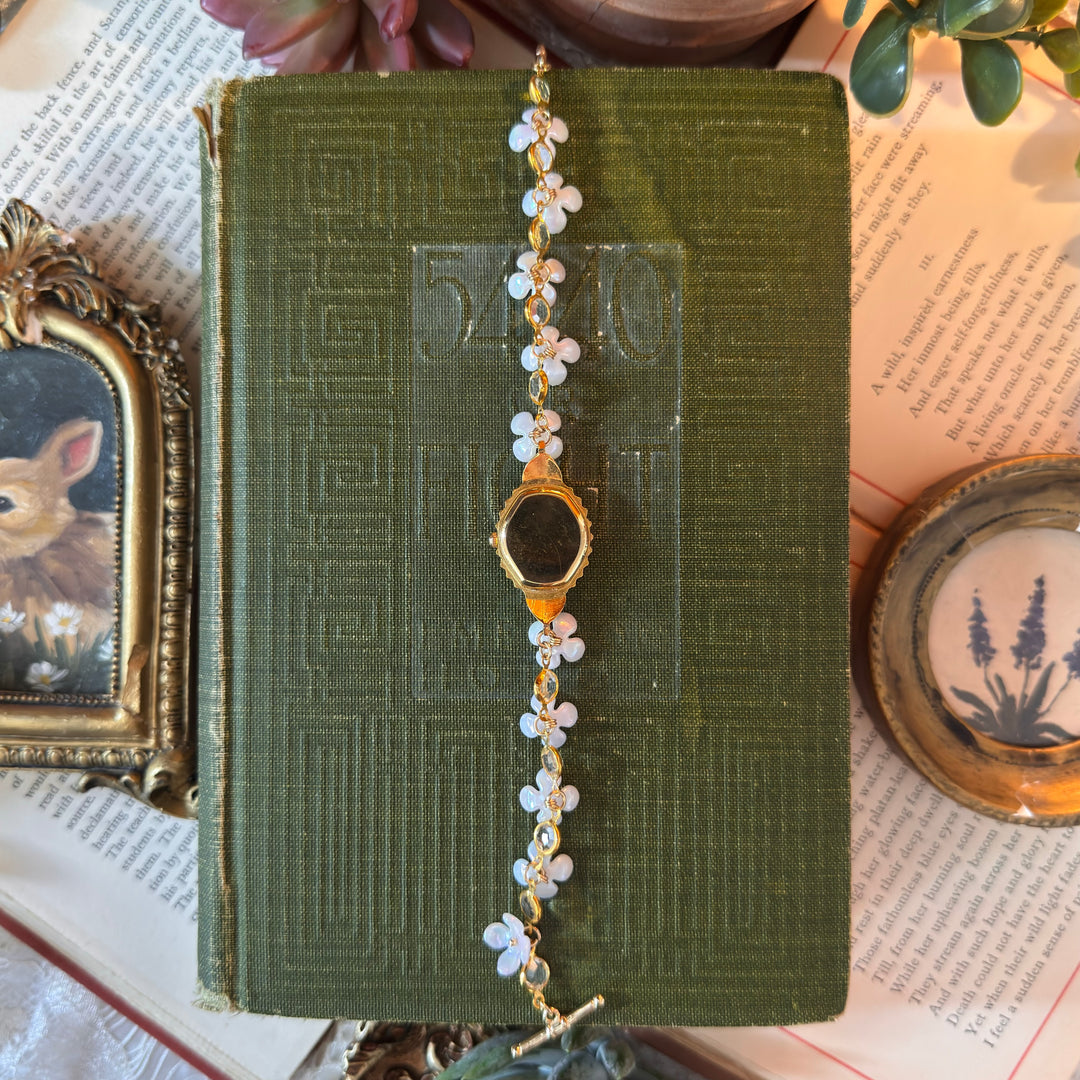 Handmade Gold Floral Watch