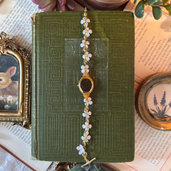 Handmade Gold Floral Watch