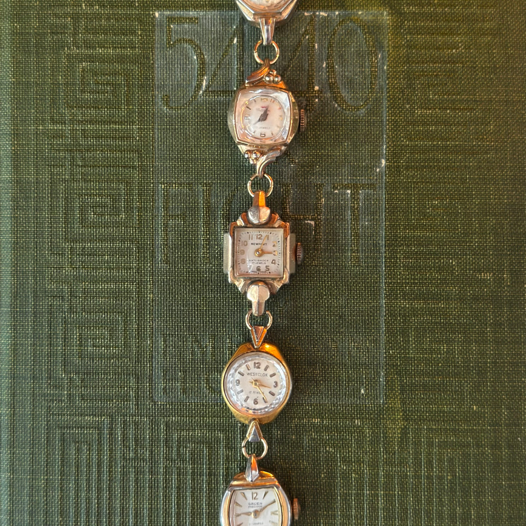 Repurposed Gold Antique Face Watch