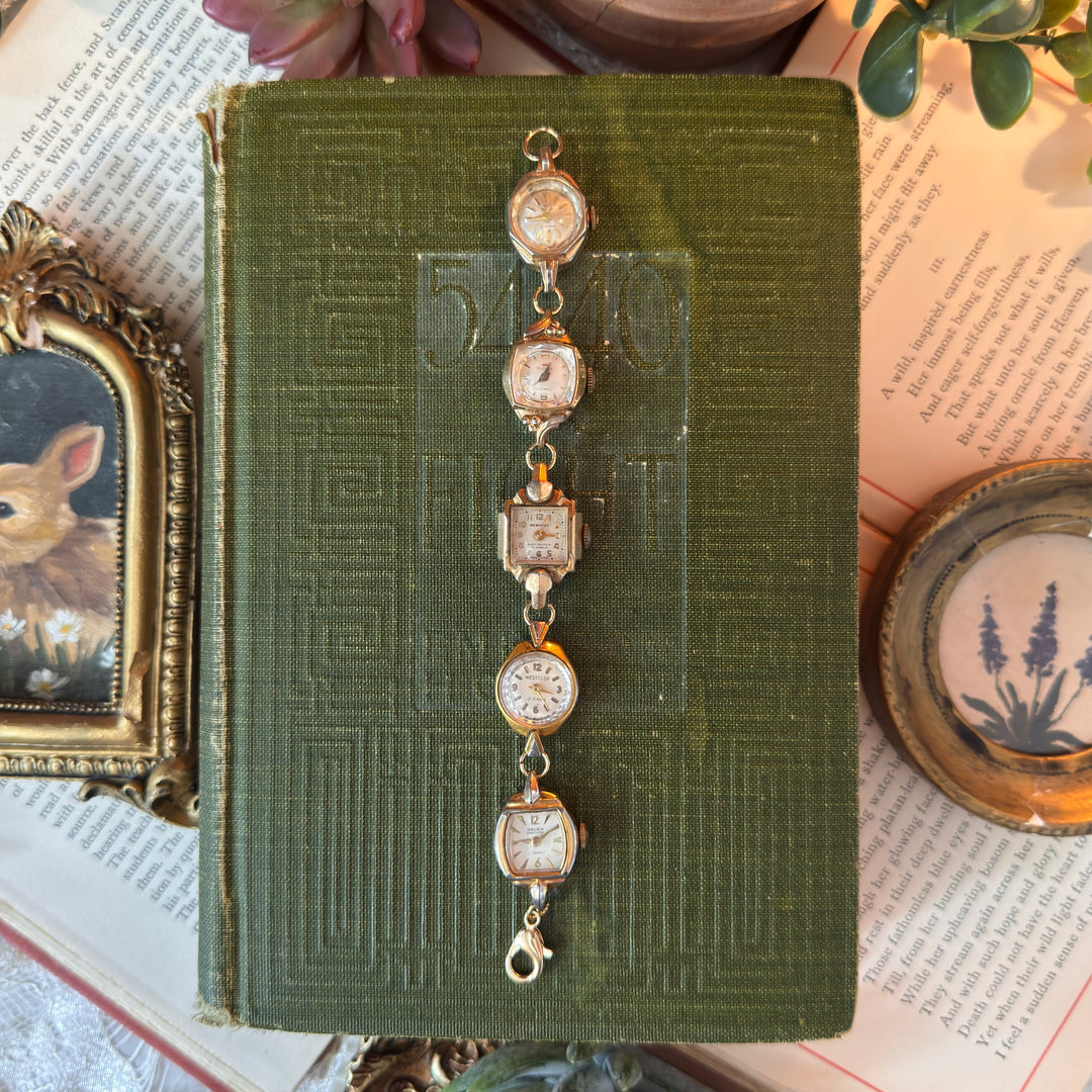 Repurposed Gold Antique Face Watch