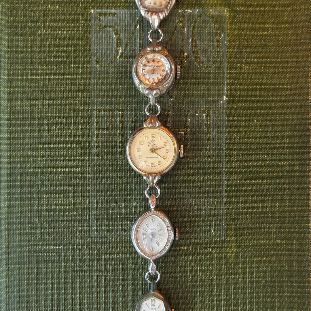 Repurposed Gold/Silver Antique Face Watch