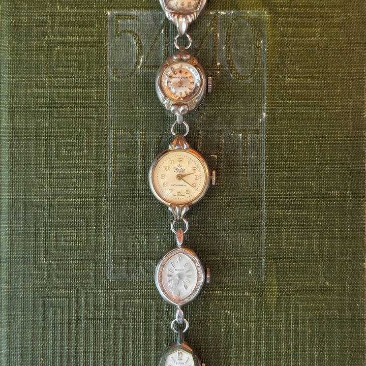 Repurposed Gold/Silver Antique Face Watch