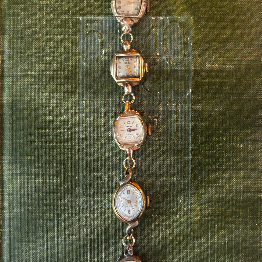 Repurposed Gold Antique Face Watch