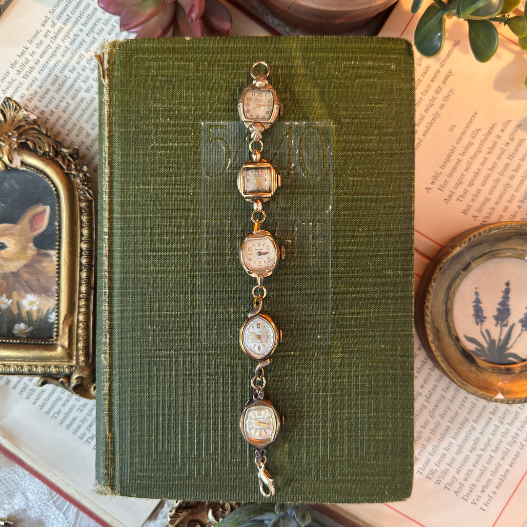 Repurposed Gold Antique Face Watch