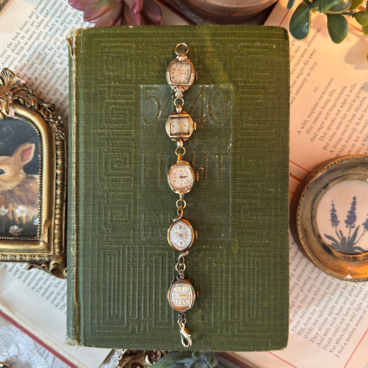 Repurposed Gold Antique Face Watch