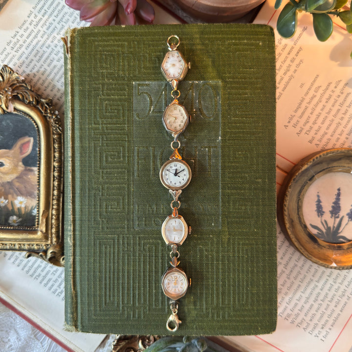 Repurposed Gold Antique Face Watch