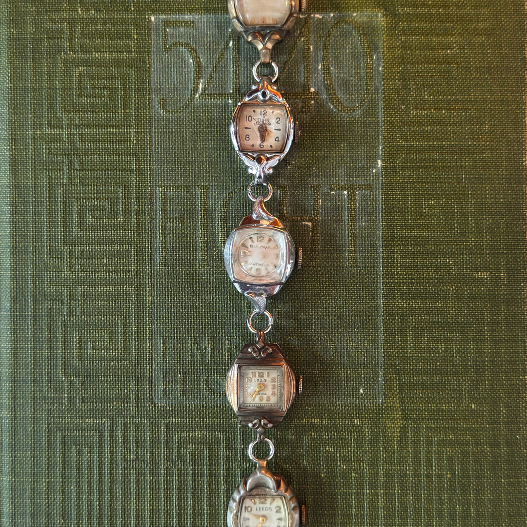 Repurposed Gold/Silver Antique Face Watch