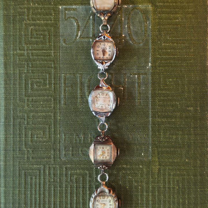 Repurposed Gold/Silver Antique Face Watch