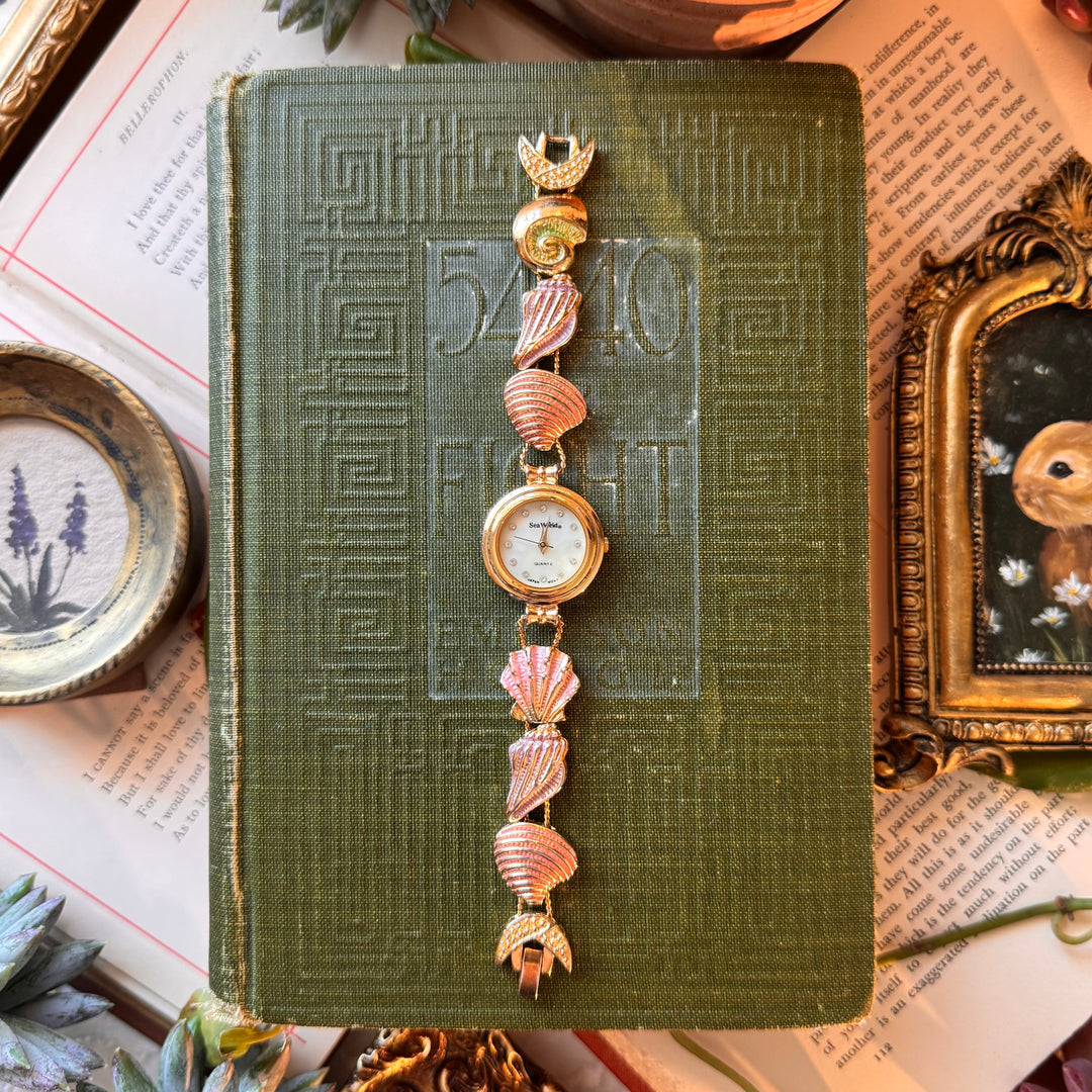 Gold Sea Theme Charm Watch