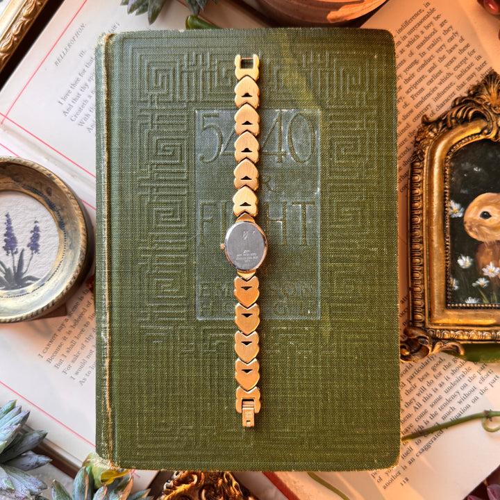 Gold Heart Watch