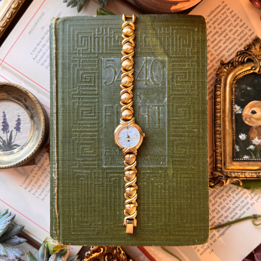 Gold Heart Watch