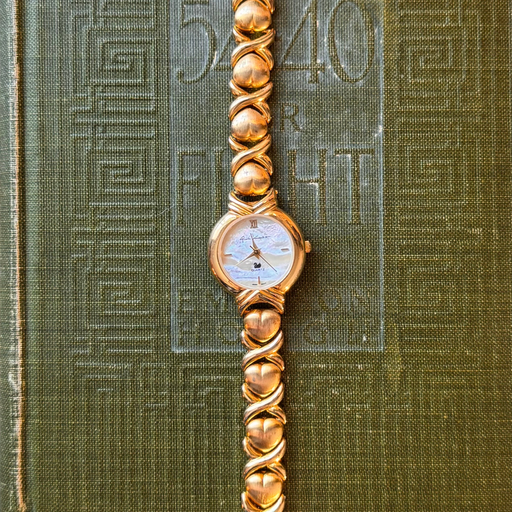Gold Heart Watch