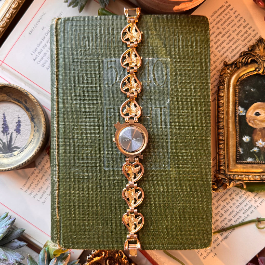 Gold Cherub Watch