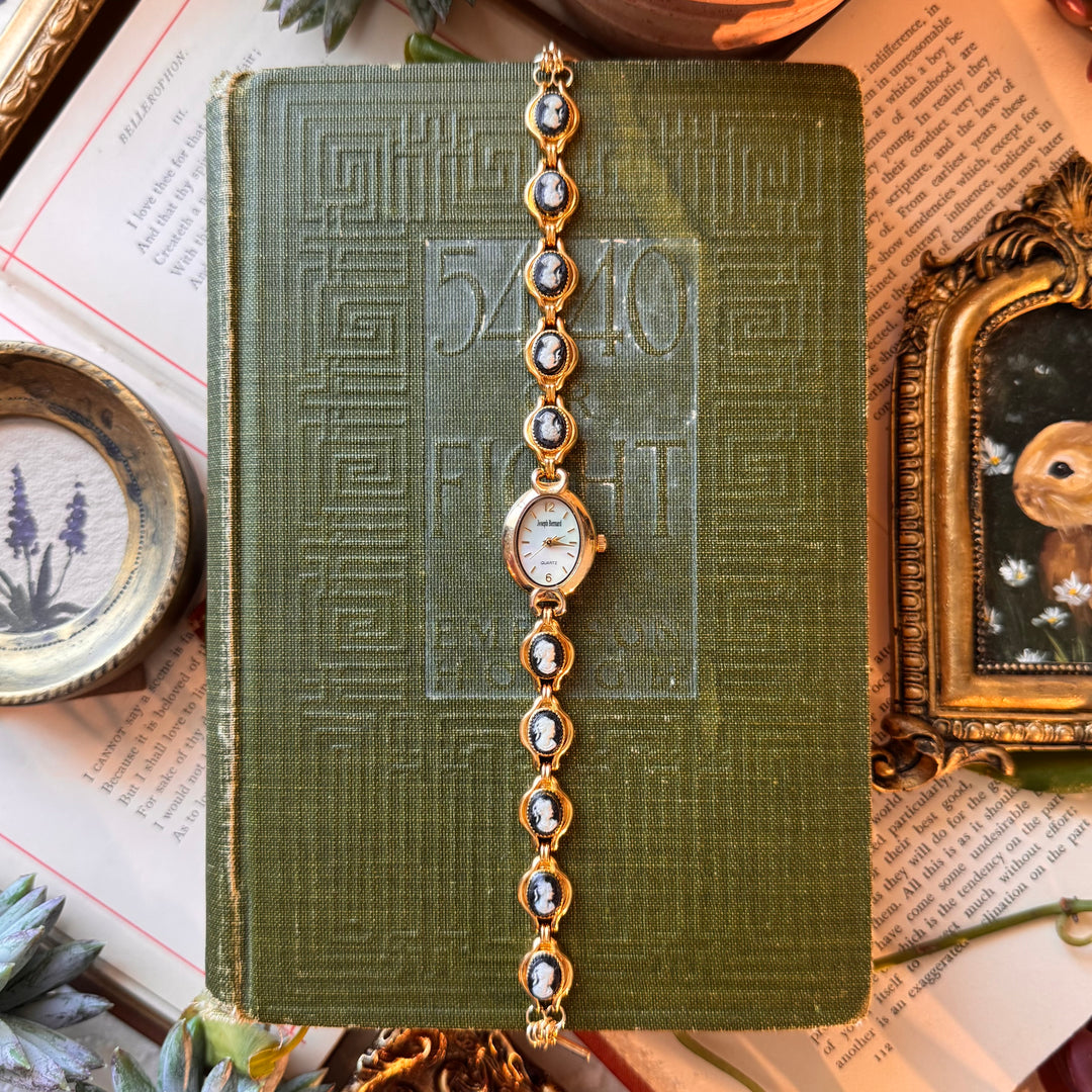 Repurposed Gold Cameo Watch