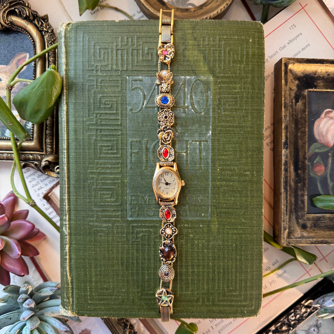 Gold Charm Watch