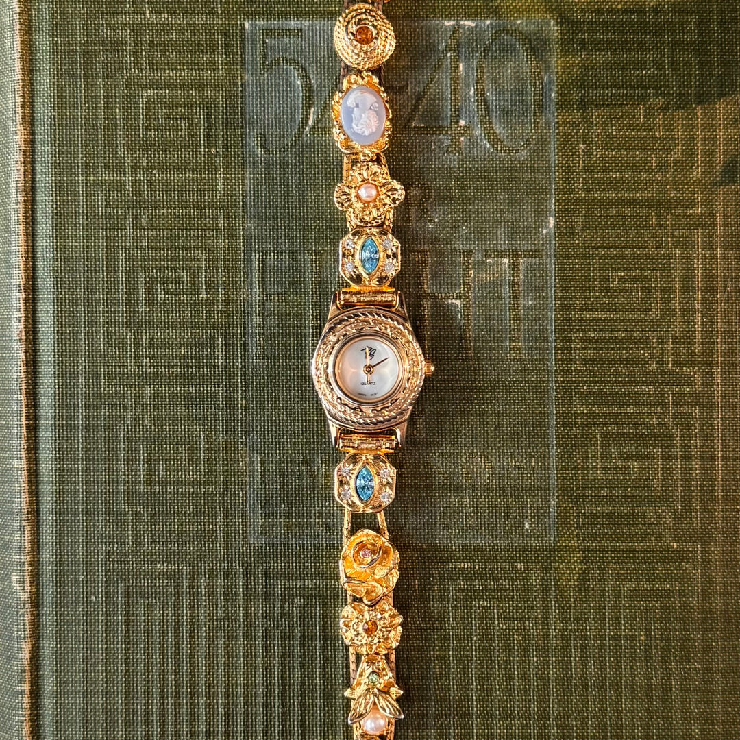 Gold Charm Watch