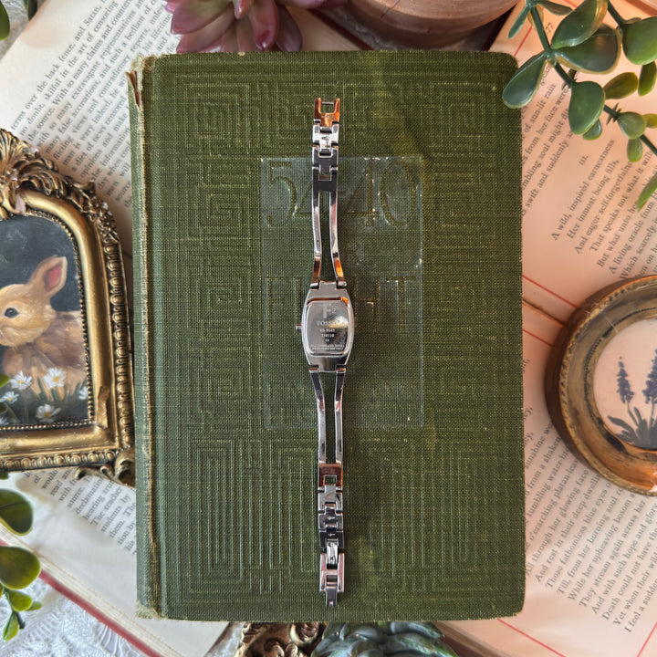 Silver Watch with Silver Face