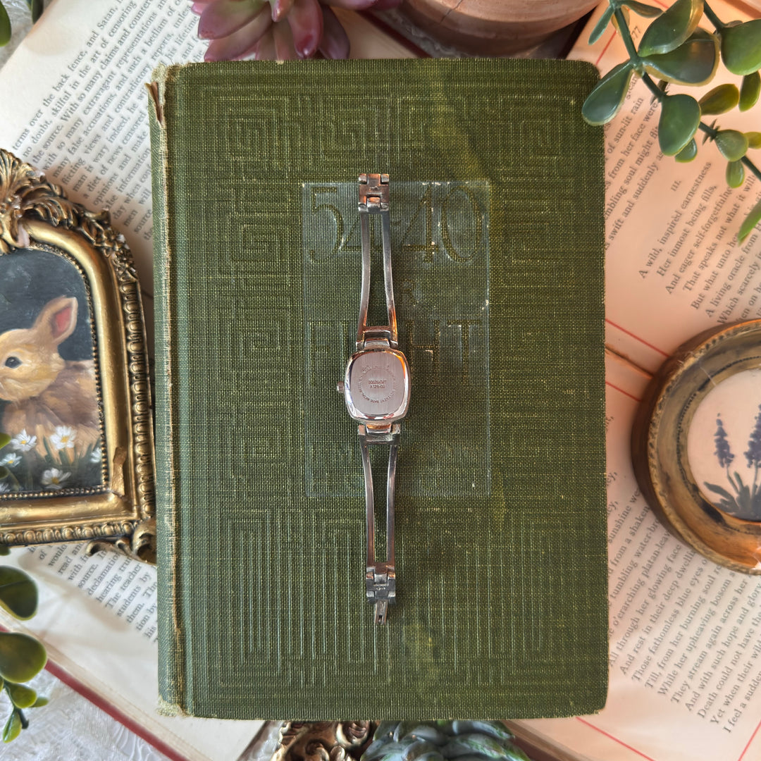 Silver Watch with Silver Face