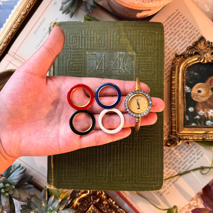 Gold Bezel Watch