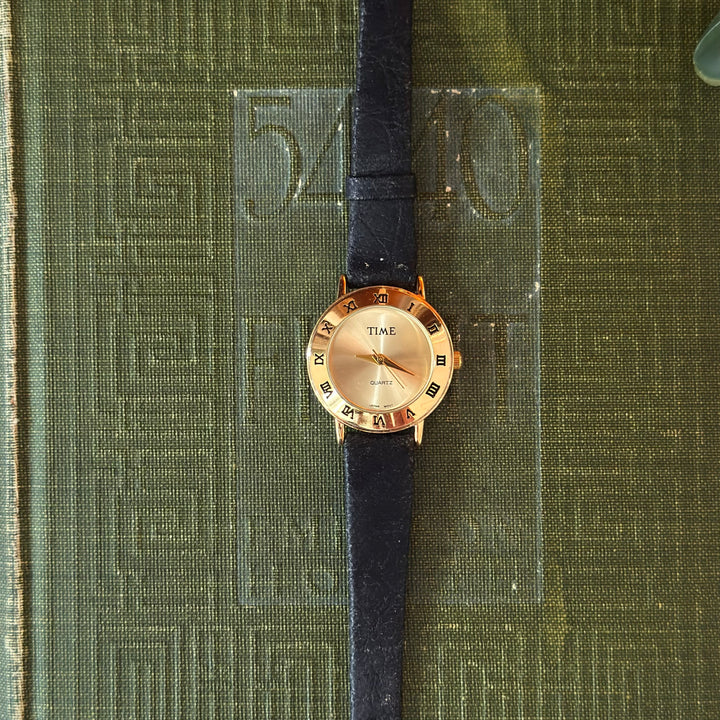 Gold Leather Watch