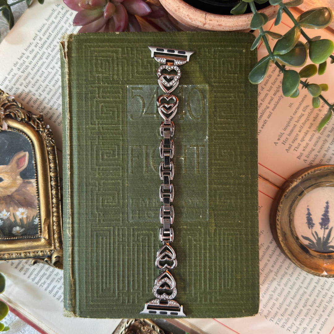 Silver Apple Watch Band