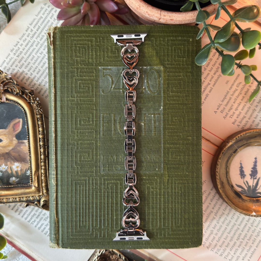 Silver Apple Watch Band