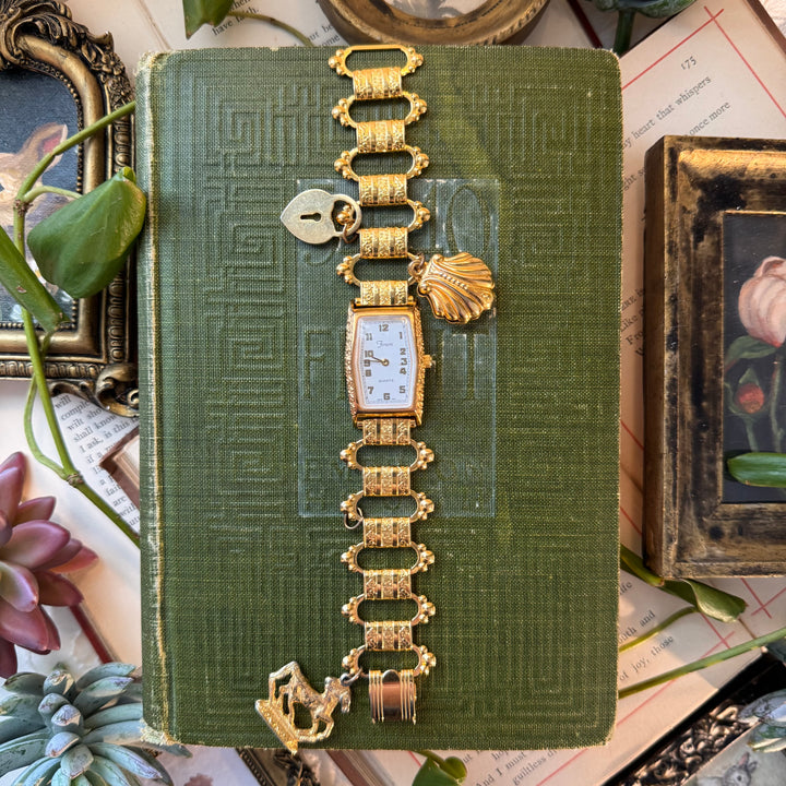 Gold Charm Watch