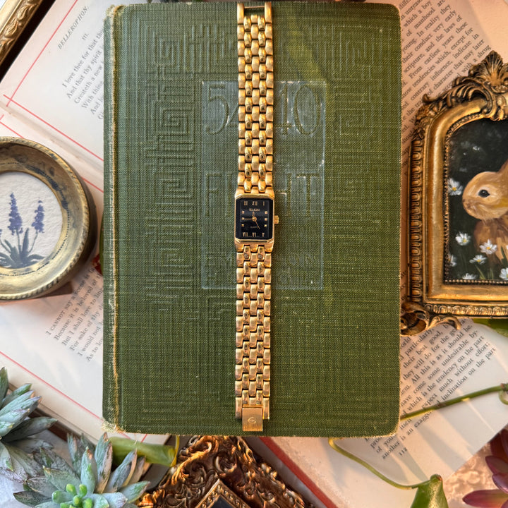 Gold Watch with Gold Face