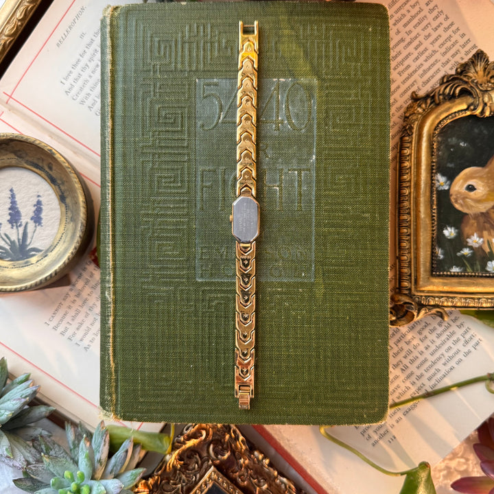 Gold Watch with Gold Face