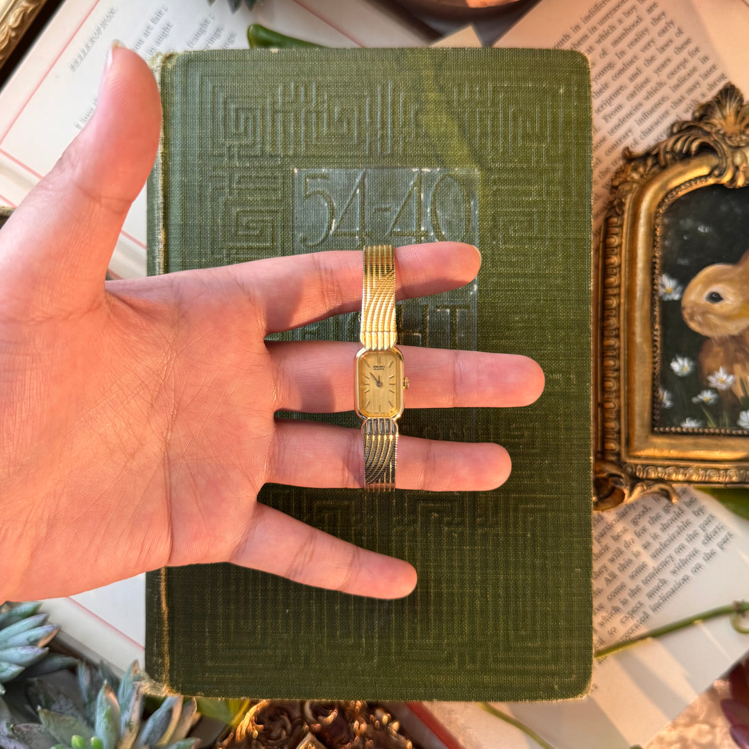 Gold Watch with Gold Face