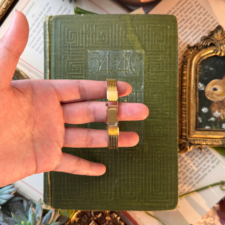 Gold Watch with Gold Face